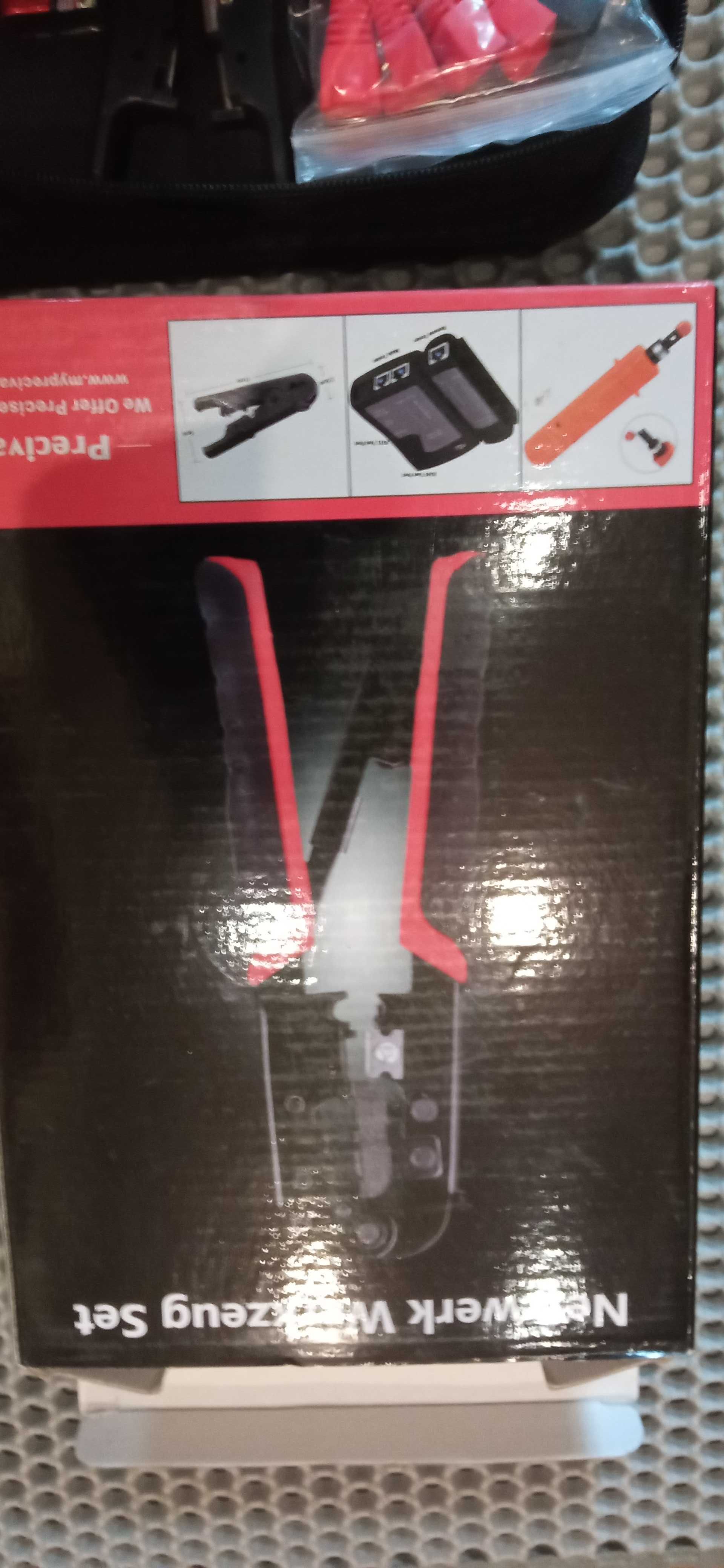 Kit de ferramentas de crimpagem RJ45, Preciva