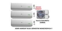 Klimatyzacja MULTI SPLiT 1 x Agregat i np: 3 x Jednostki WEWNĘTRZNE