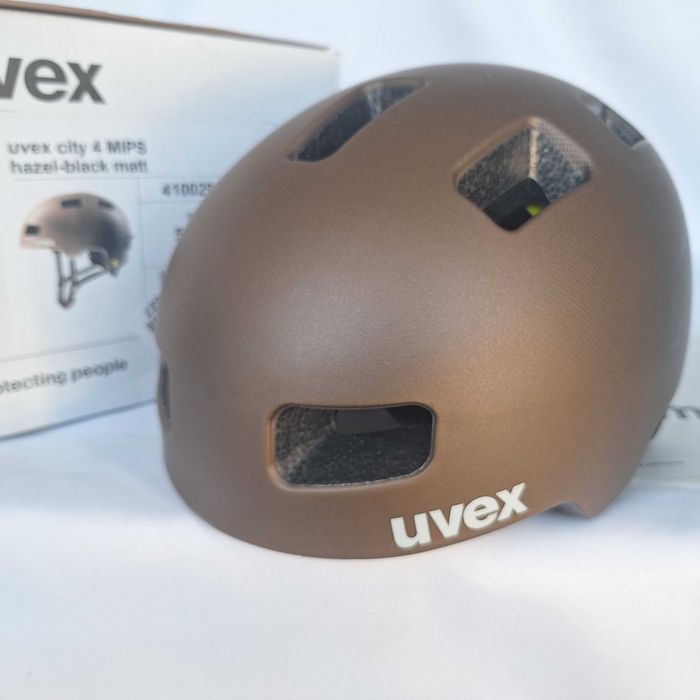 Kask rowerowy Uvex City 4 Mips Hazel Black Matt M 55-58cm