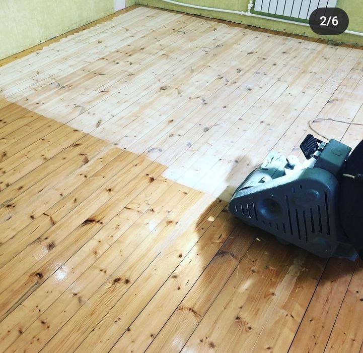 Шліфування підлоги.