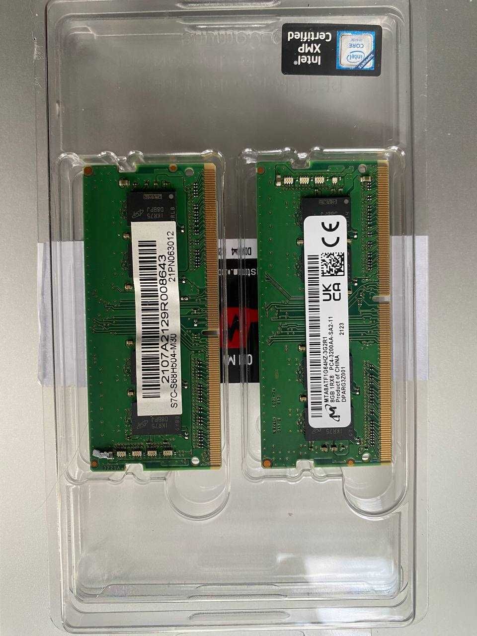 Pamięć RAM Micron 2x8GB DDR4 Sodimm – 16GB, używana, sprawna