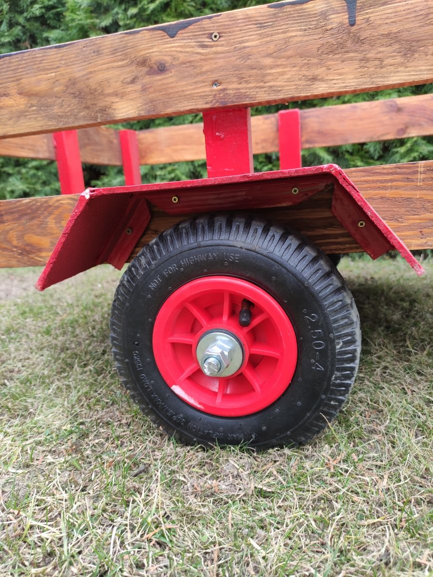 Wózek ogrodowy transportowy handmade