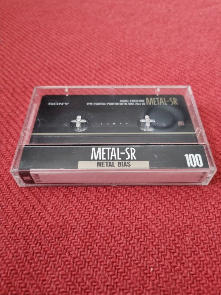 Kaseta metalowa Sony metal-sr 100 nie xr ze zbiorów prawie piękna