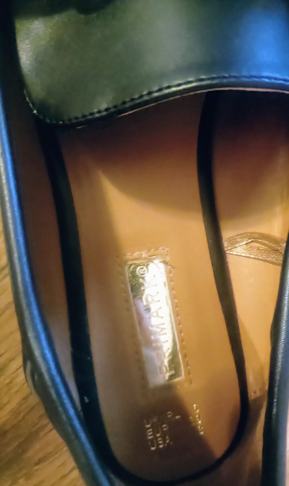 Loafersy Primark czarne