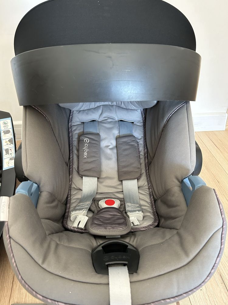 Cybex Atom Manhattan Grey + baza