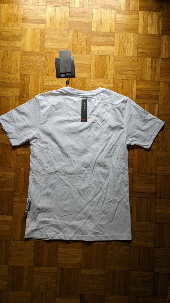 Philipp Plein biały t-shirt bawełniany nowy z metkami rozmiar M