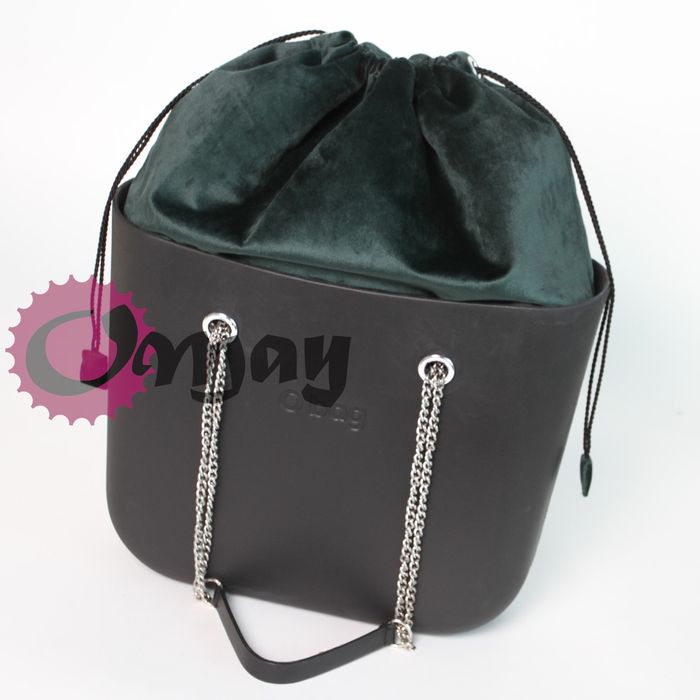 organizer do OBAG STANDARD worek welur ZIelona Butelka komin OMAY