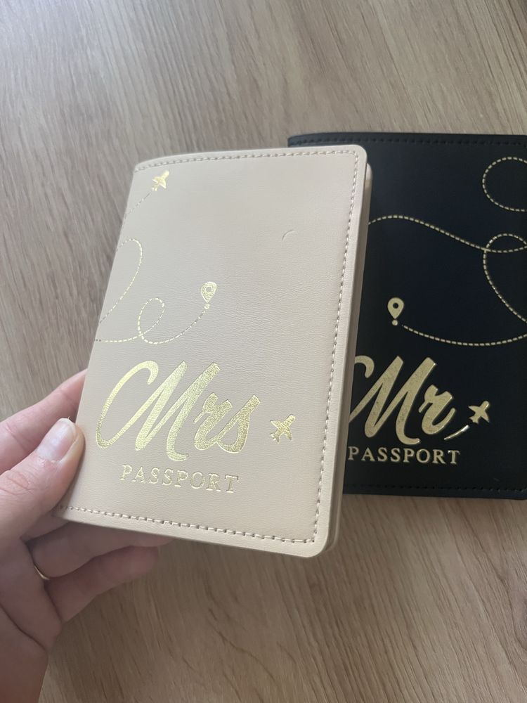 Etui na paszport Mr & Mrs komplet
