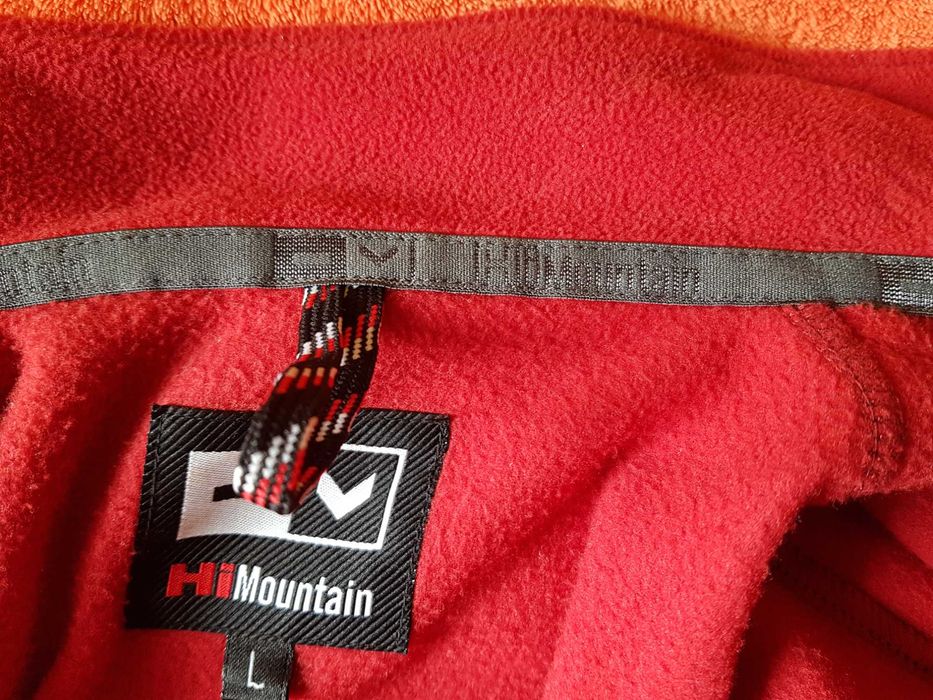 Bluza polarowa polar męski ciepły HI Mountain Neon L