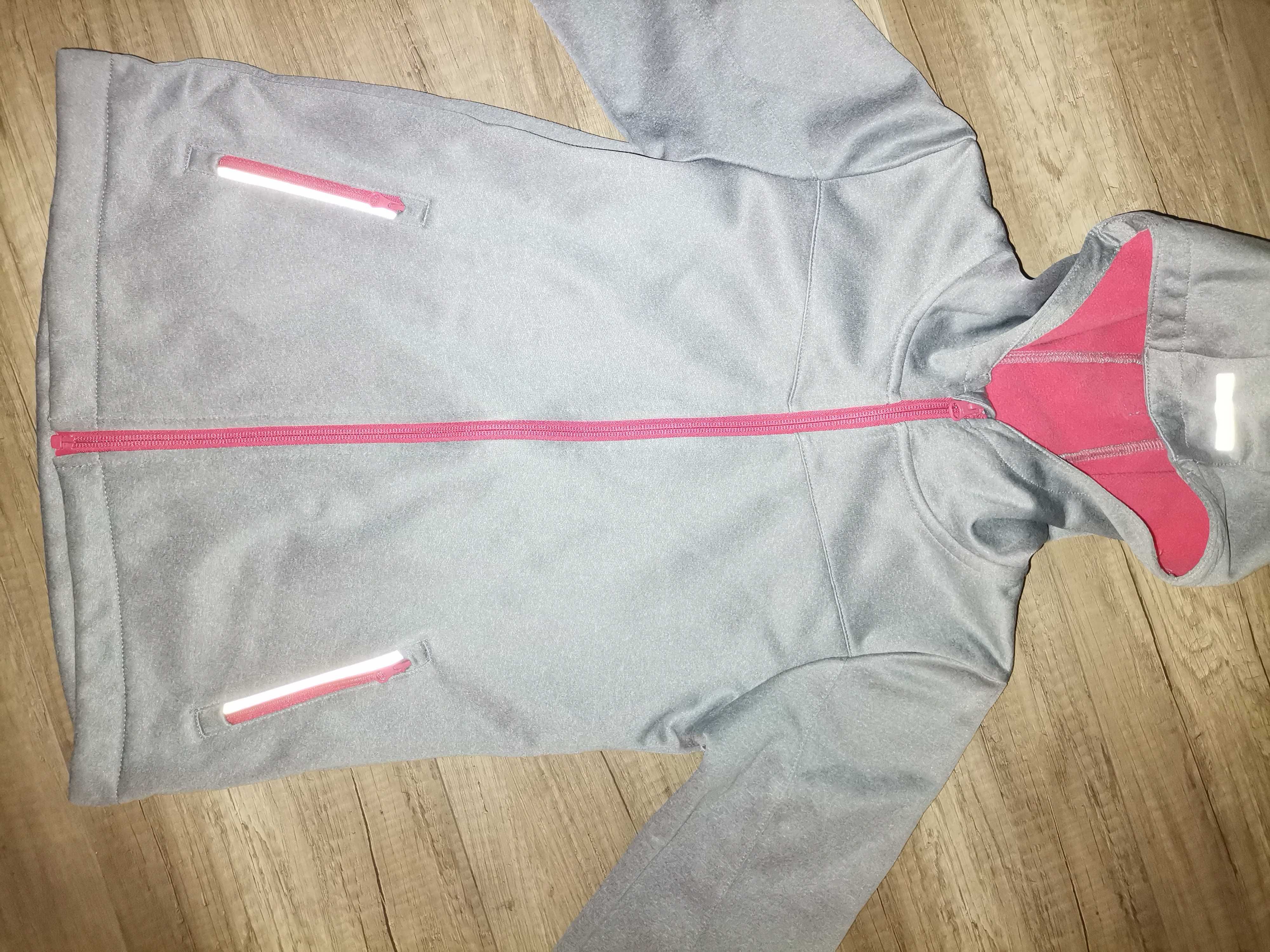 Kurtka soft shell dla dziewczynki r 134/140