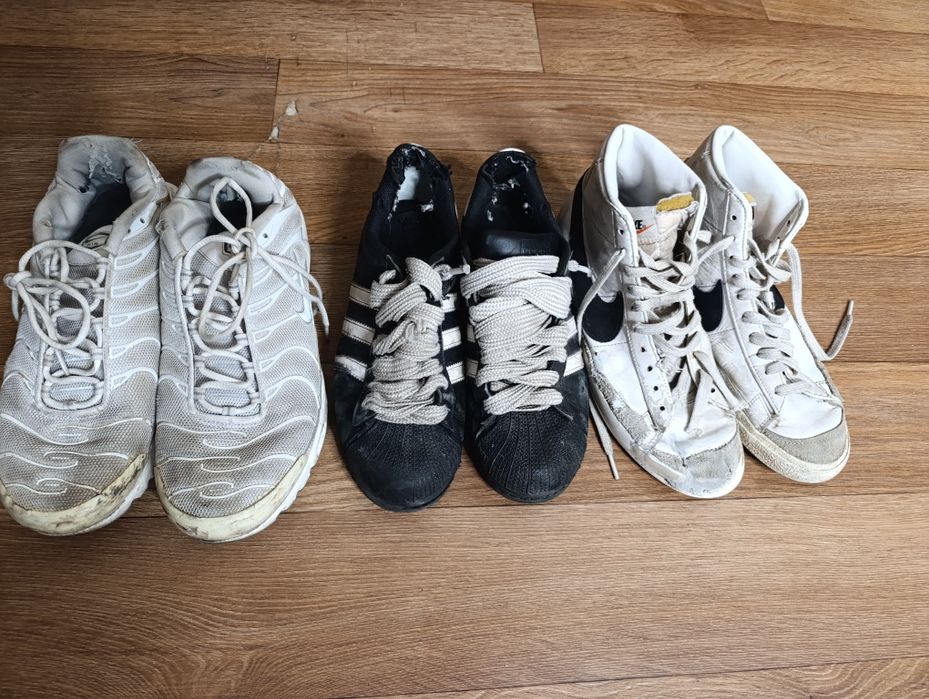 продам 3 пары кроссовок adidas nike sk8 y2k rap skate