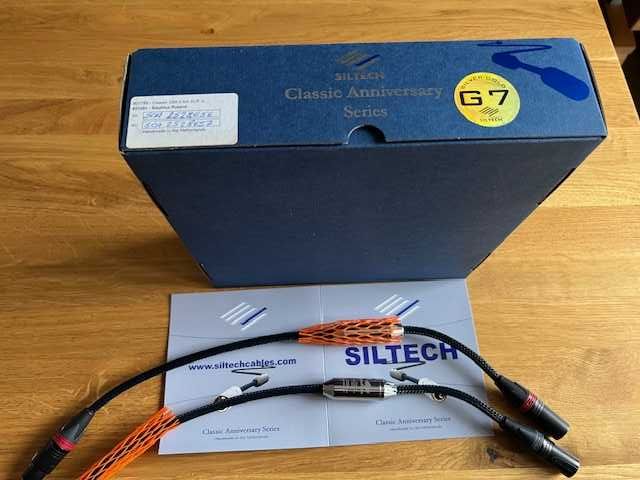 Siltech Interkonekt 330I G7 XLR 2 x 0,5m  Orginał - Polska Dystrybucja