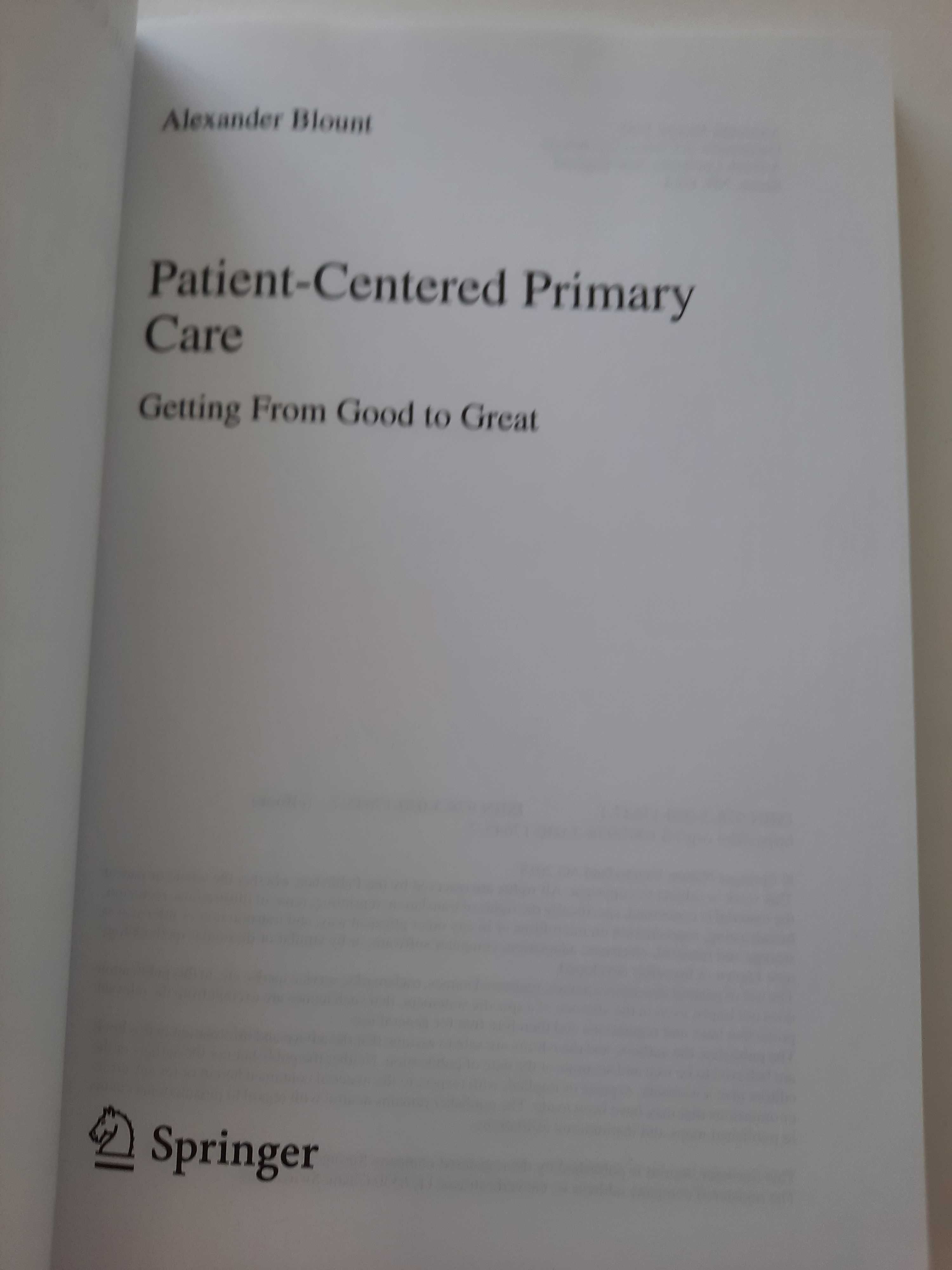 Patient-Centered Primary Care (portes grátis)