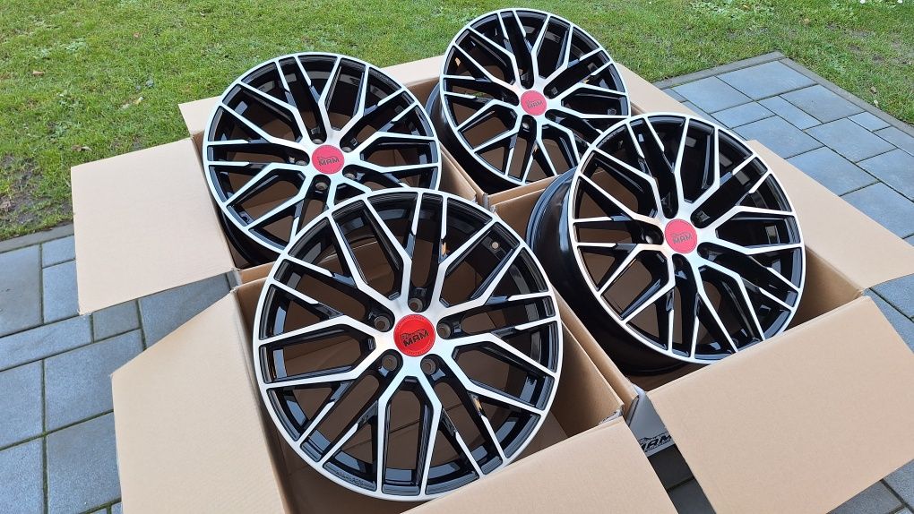 Nowe Alufelgi 5x112 R18 Audi A3 A4 A5 A6 Q5 Vw Passat Golf VI VII Cadd