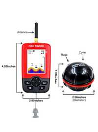 Бездротовий ехолот Fish Finder XJ-01 (кольоровий)