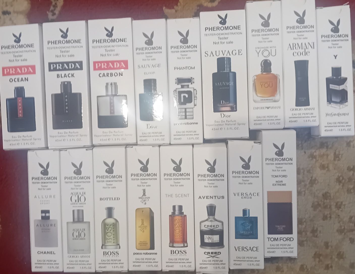 Perfumy męskie 45 ml męskie 45 ml duty free najnowsze zapachy!!!