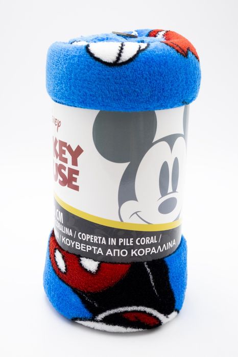 Matinha em coralina quentinha crianca Mickey e da Minnie