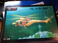 Model kartonowy MSModel helikopter PZL W-3A Sokół LPR