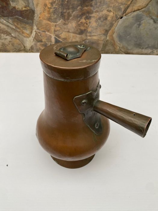 Chocolateira Cobre Centenária 24 cm