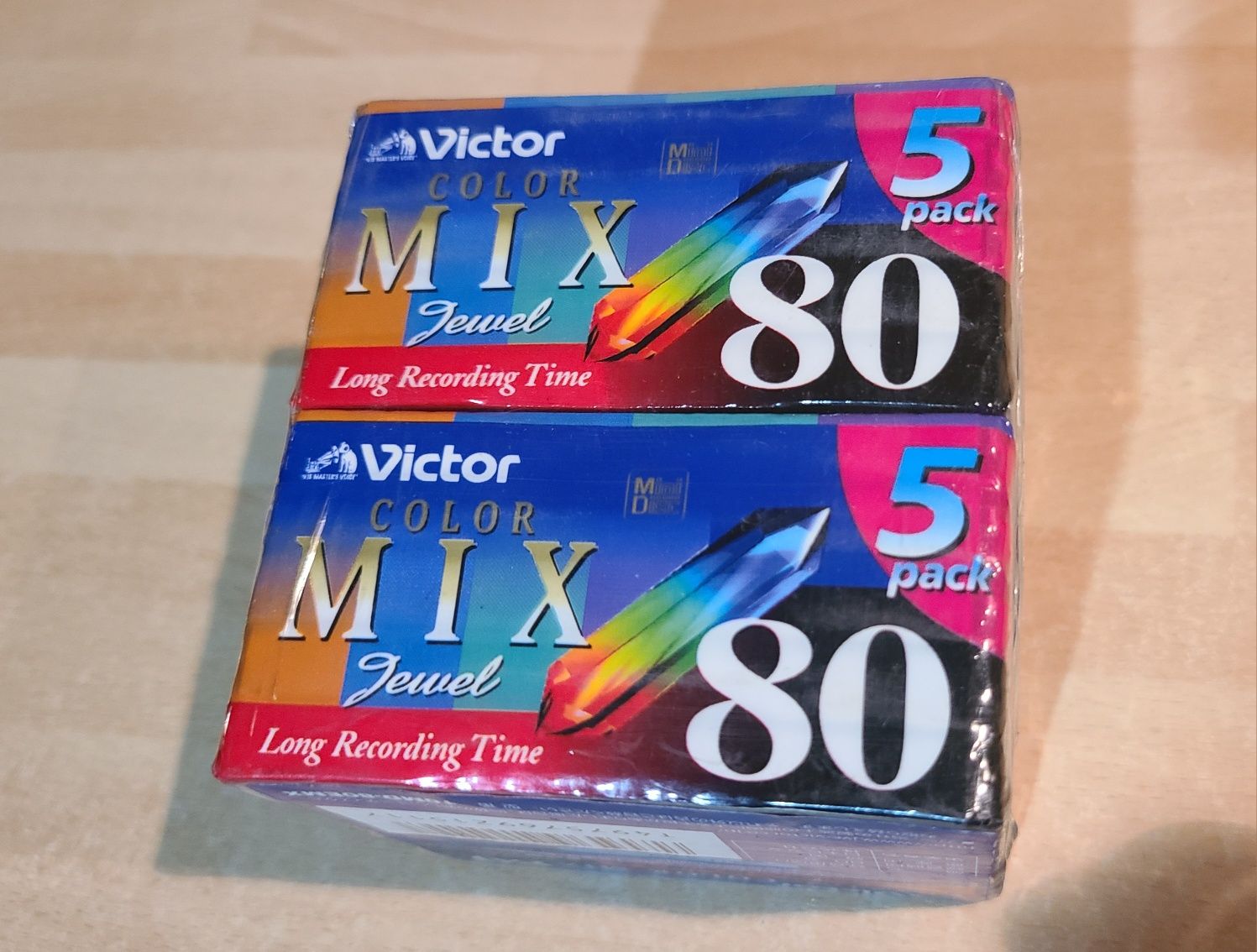 Редкие японские мини-диски VICTOR Color Mix JEWEL Box (80мин) MiniDisc