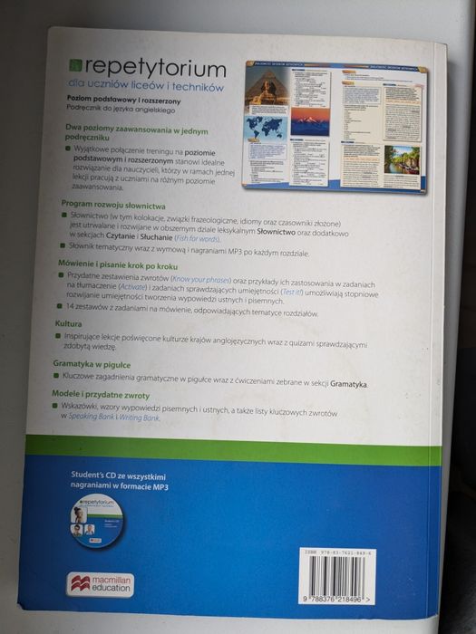 Repetytorium do j. Angielskiego poziom podst. i rozsz. wyd. macmillan