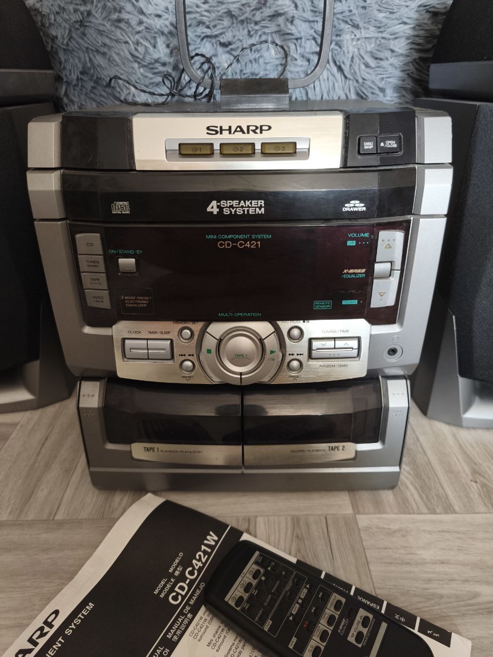 Музыкальный центр sharp cd-c421