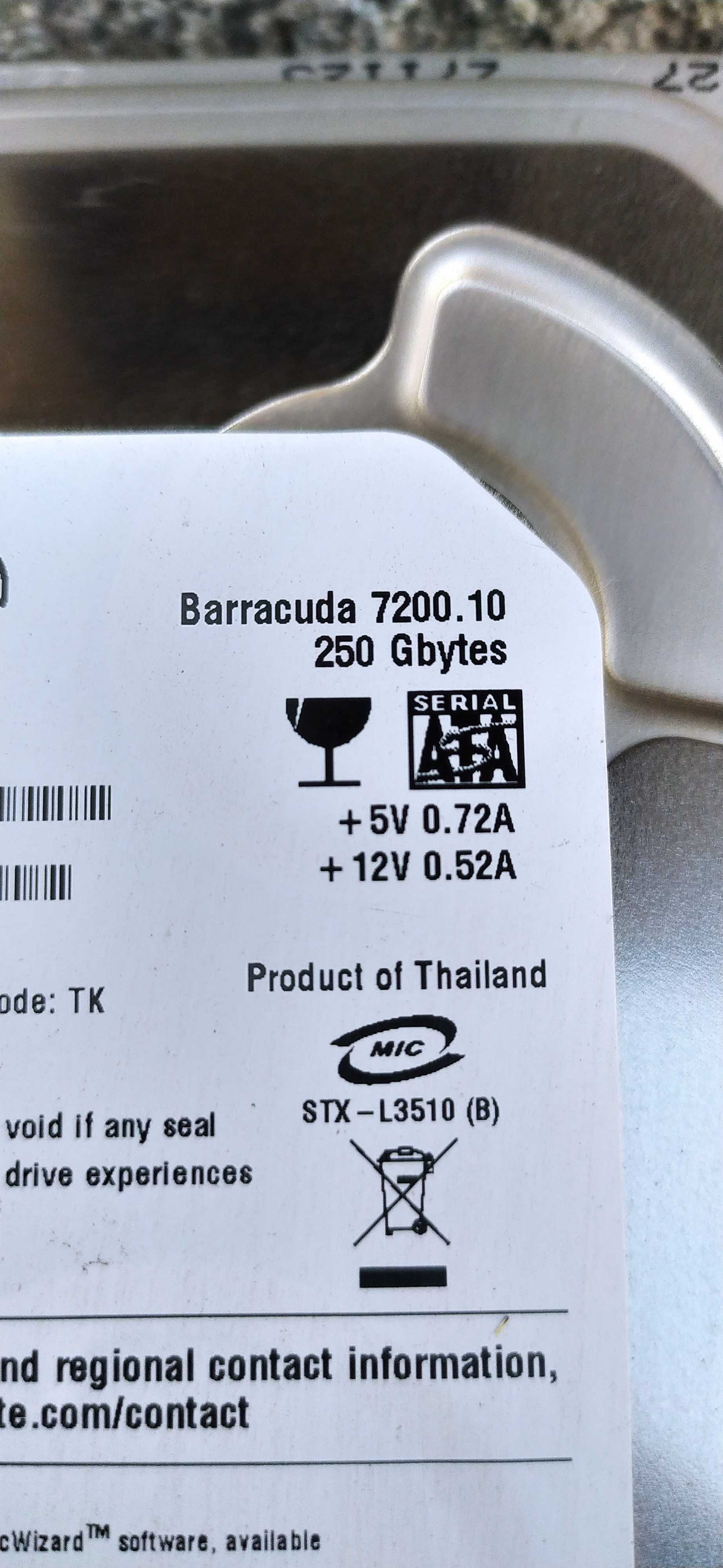 HDD Seagate Barracuda 7200.10 250GB 7200rpm