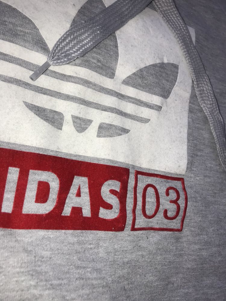 Bluza adidas szara