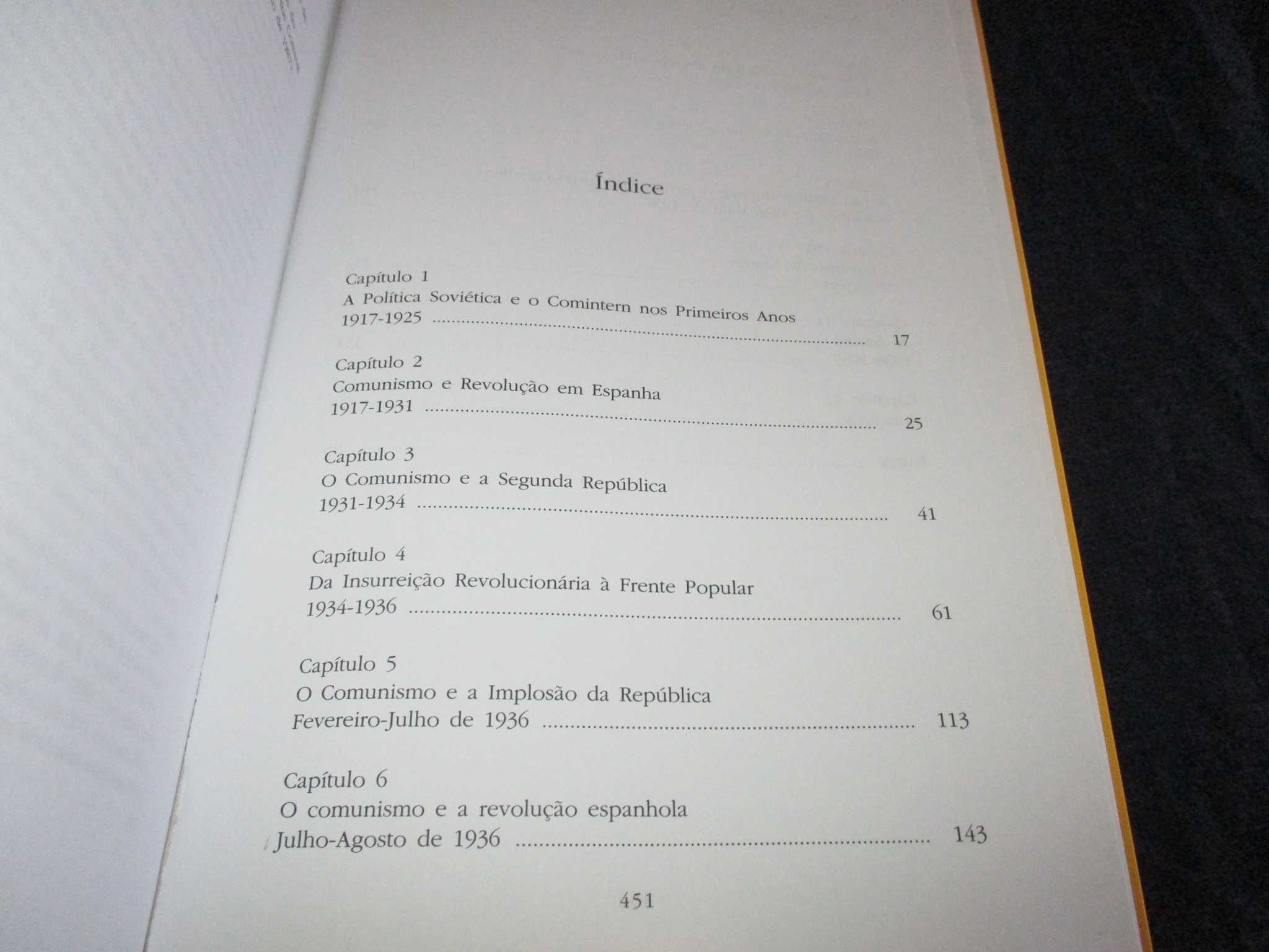 Livro A Guerra Civil de Espanha a União Soviética e o Comunismo