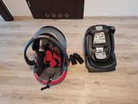 Fotelik BeSafe Izi Go+ z adapterami do X-lander i bazą isofix.