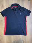 Koszulka polo Ralph Lauren – granatowa z czerwonymi wstawkami L