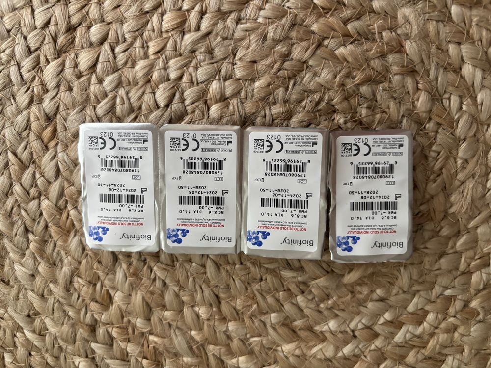 Soczewki biofinity miesięczne 4 szt. -7.00 D