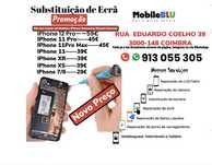 iPhone X/XS/XR/11 XS Max Pro 5 6 7 8 Ecrã / Visor