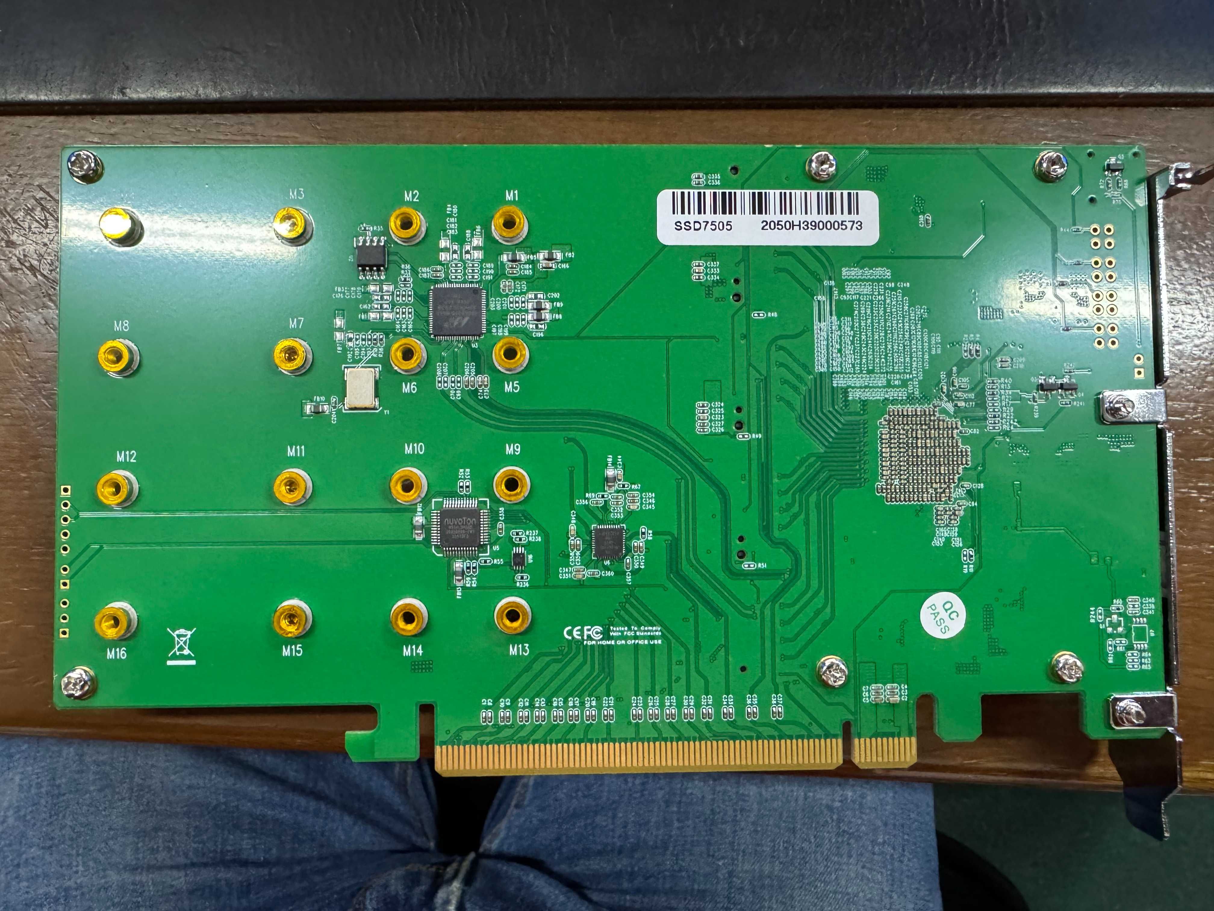 Продам M.2 RAID контроллер Highpoint SSD7505