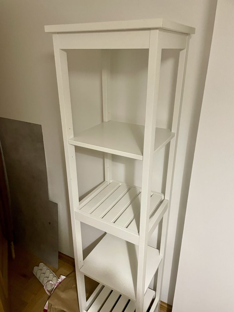Ikea hemnes biały drewniany regał 42x172 cm