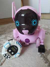 Собака робот, розовая