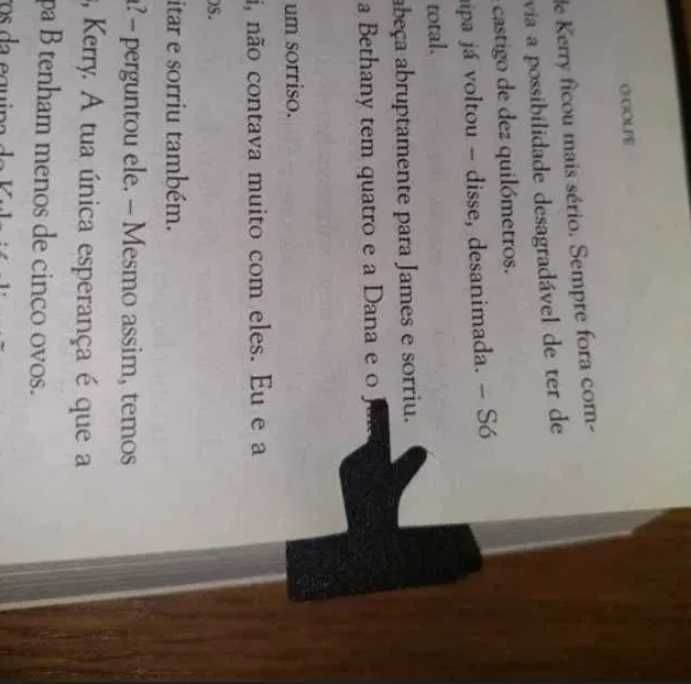 Suporte de páginas/ marcador de página e frase