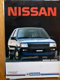 NISSAN Micra, NISSAN Sunny, wydanie dla NRD, j. niemiecki rok 1983
