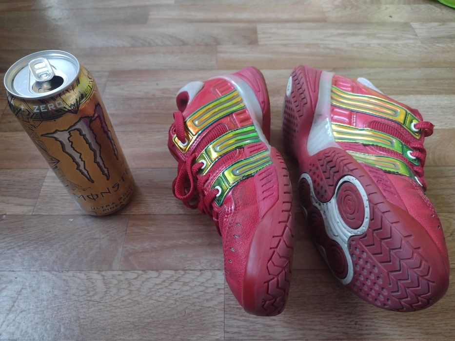 Adidas stabil fajne buty czerwono -zlote