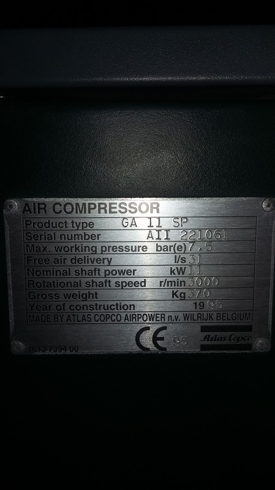 Compressor Atlas Copco