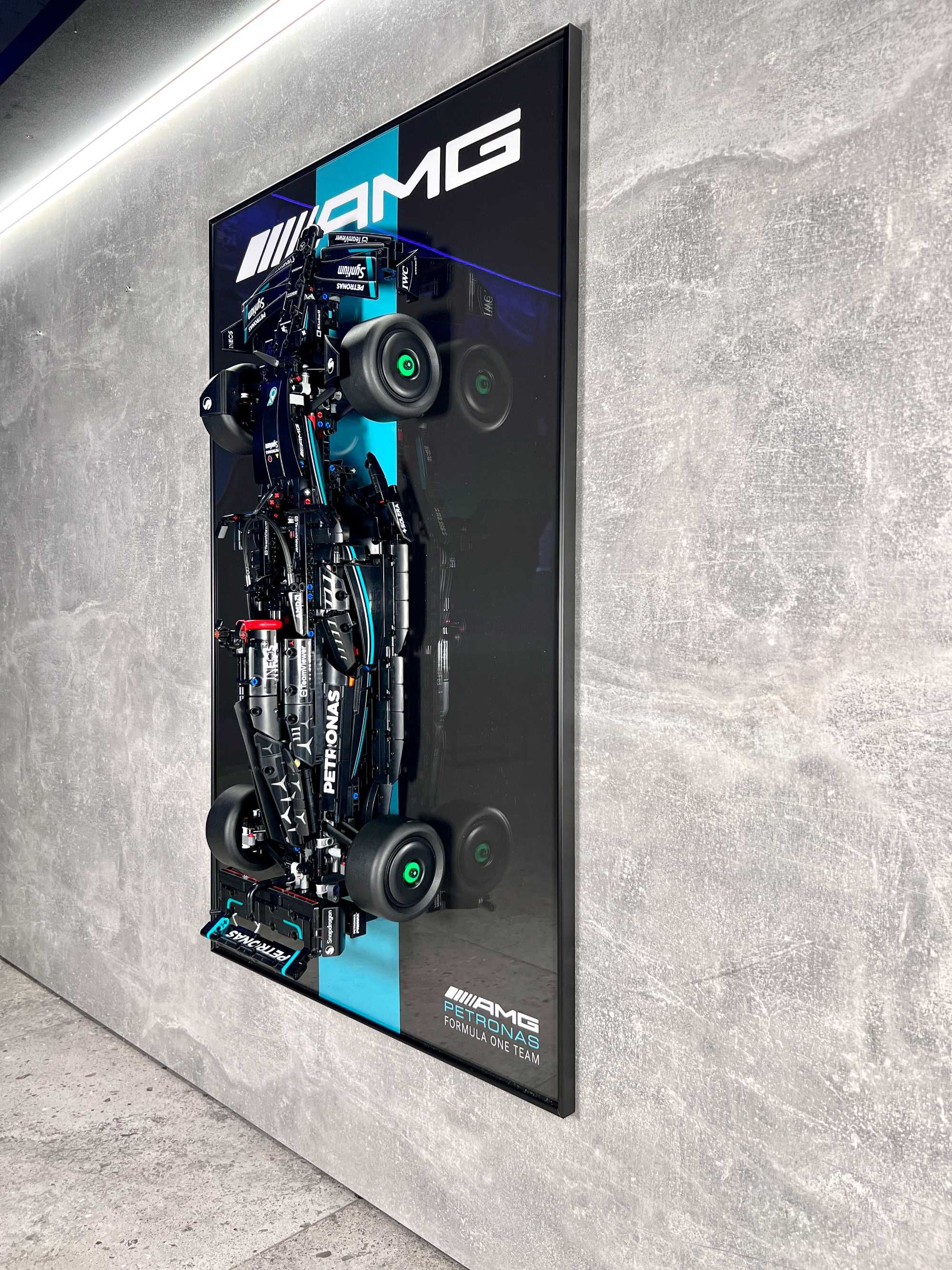 Арт Тримач Рамка 80x50 для Лего Ф1 LEGO Technic Mercedes F1 W14 42171