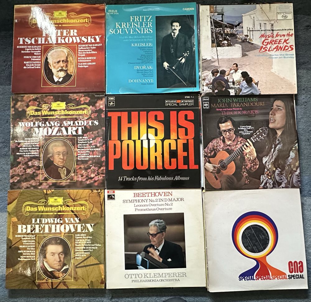 Lote 03 - 72 discos de vinil, Lp's - Musica Clássica