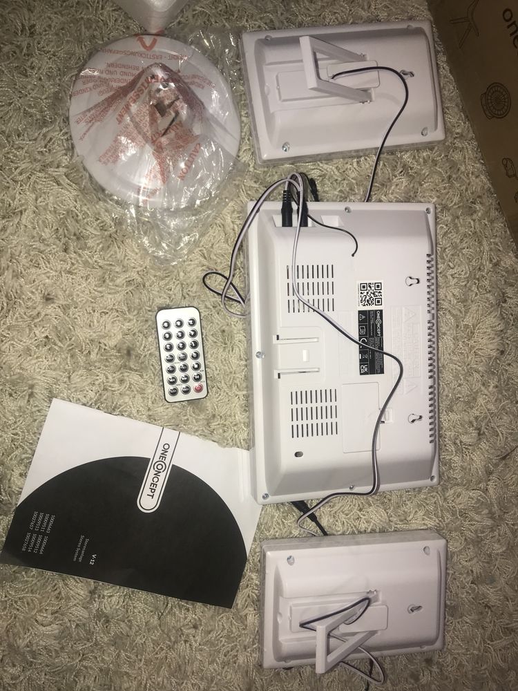 Стереосистема OneConcept V-12  FM USB SD Білий