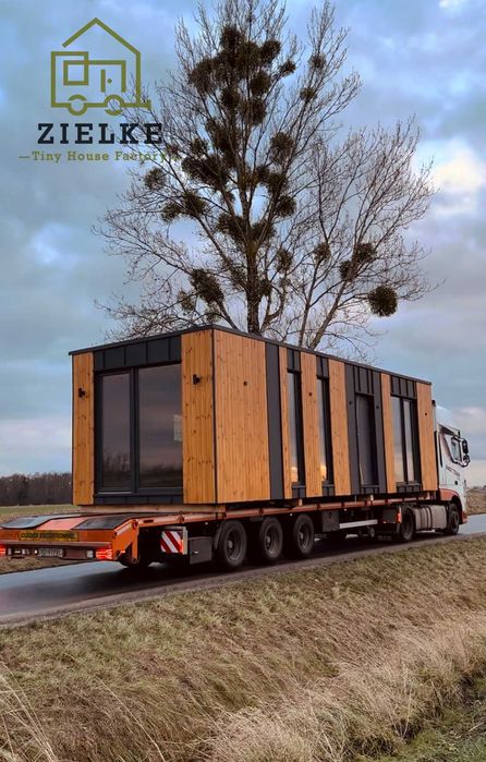 Domek Modułowy Letniskowy Mobilny Całoroczny Pawilon Biuro Tiny House