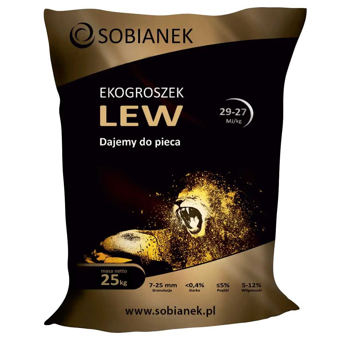 Ekogroszek workowany LEW 29-27 MJ/kg