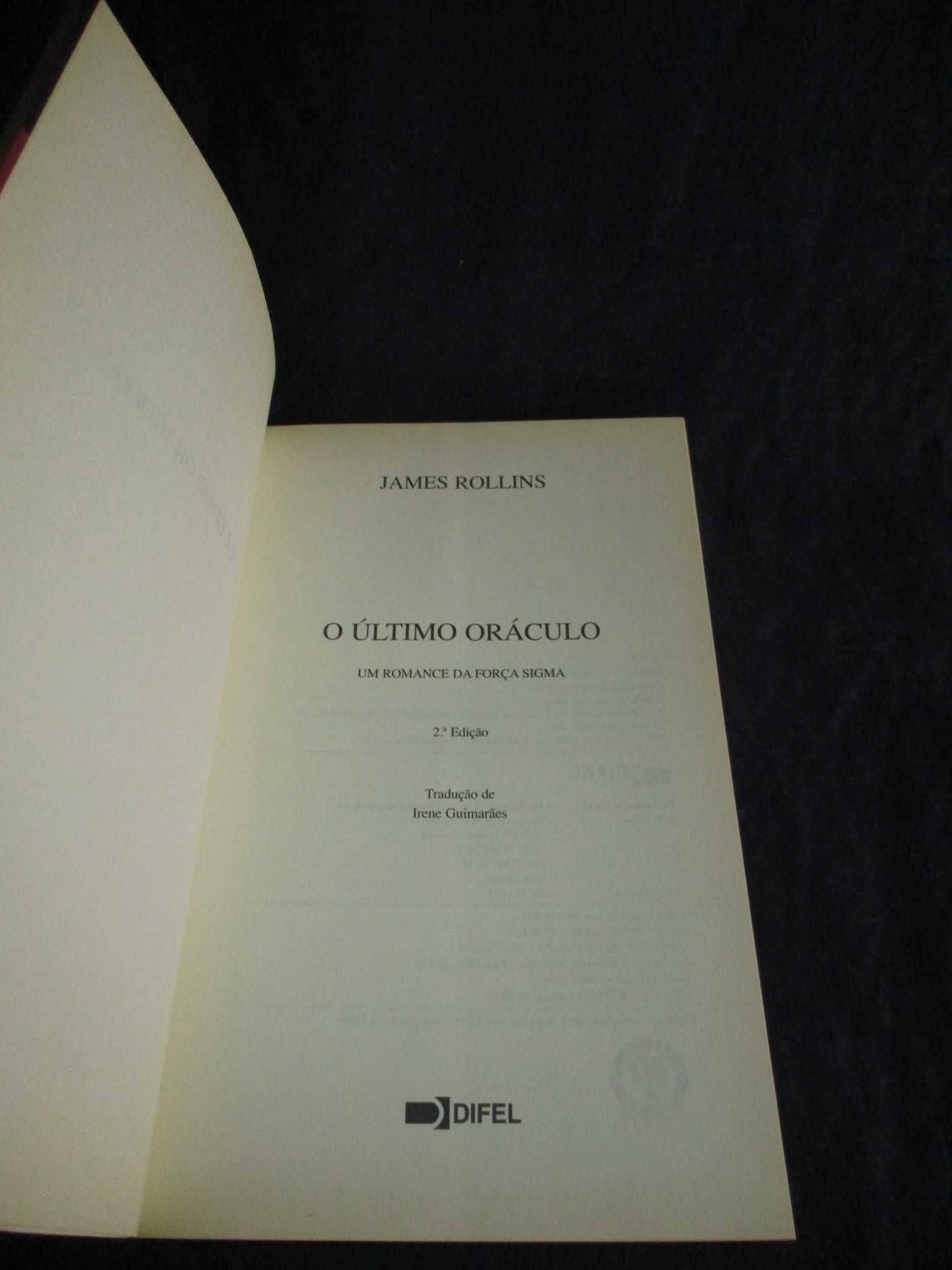 Livro O Último Oráculo James Rollins