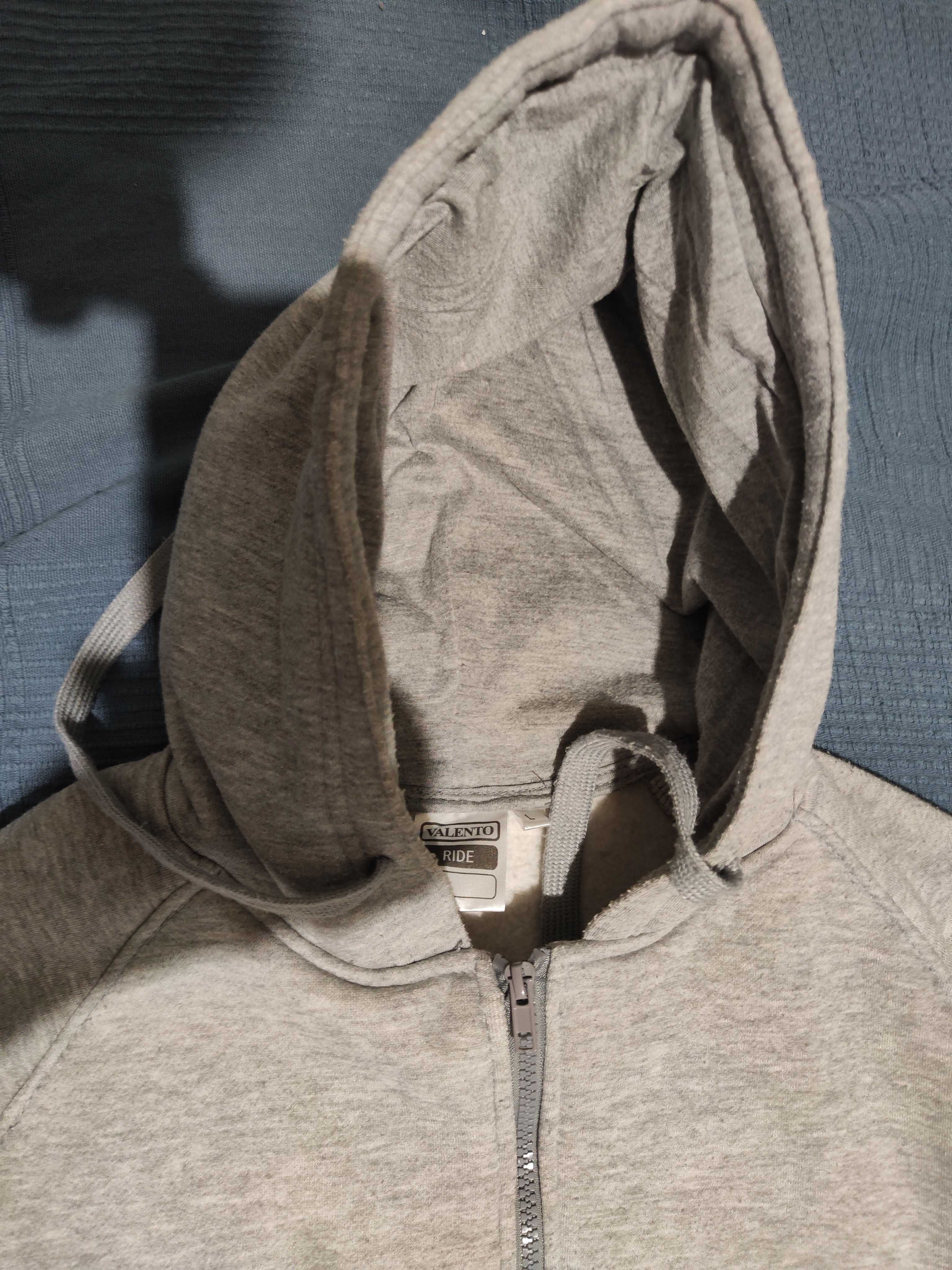 Casaco Sweatshirt com capuz - 325gr (Cinzento Claro) - Tamanho L