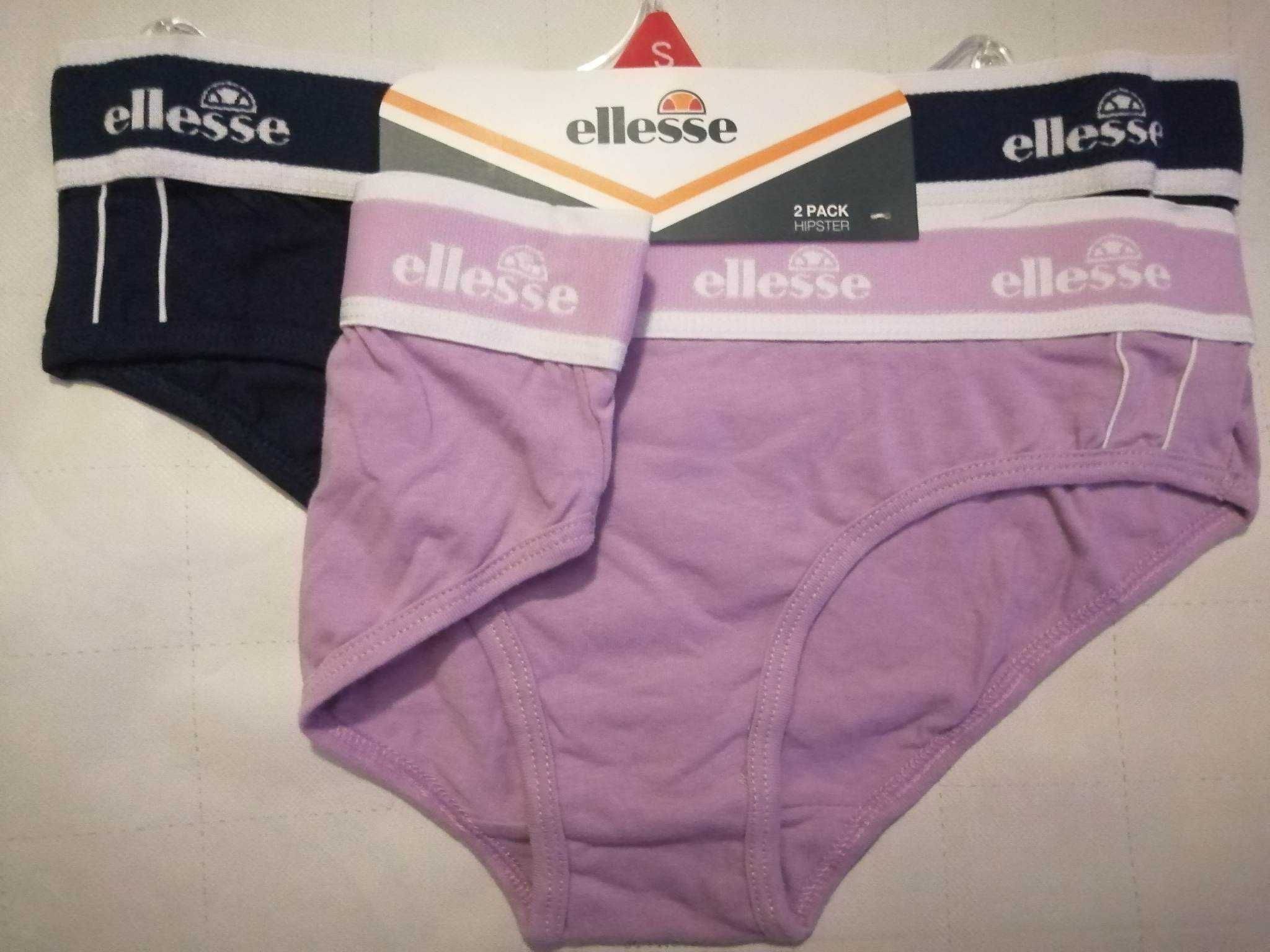ELLESSE 2 Pack Short 2 x Figi Nowe Majtki Damskie E 36 Oryginalne 100%