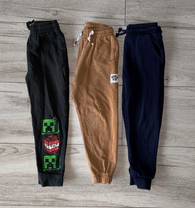 Zestaw spodni dresowych dresy chłopięce 104-110cm