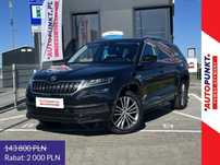 Skoda Kodiaq L&K, 2021r. || 4X4 || FV23% || Bezwypadkowy || Skóry || 7os.